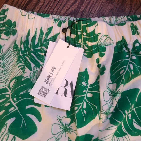 NEW Zara Tropical Culottes 13-14 Years - Picture 5 of 6